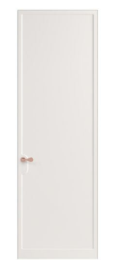 Дверь межкомнатная 7501 МПБЛ. Цвет Матовый пудровый белый. Материал Гладкая эмаль. Коллекция Softform. Картинка.