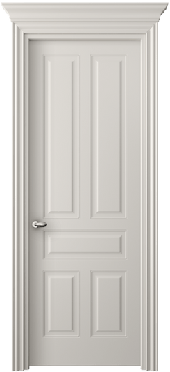 Дверь межкомнатная 8531 МОС. Цвет Матовый облачно-серый. Материал Гладкая эмаль. Коллекция Esse. Картинка.