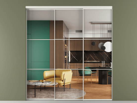 Алюминевая перегородка АЛПР 040.03_АСР_Crystalvision_new. Цвет Алюминий серый. Материал Алюминий в эмали. Коллекция Перегородка Formato внутри проёма 3 створки с синхронным механизмом. Фото. Алюминевая перегородка АЛПР 040.03_АСР_Crystalvision_new. Цвет Алюминий серый. Материал Алюминий в эмали. Коллекция Перегородка Formato внутри проёма 3 створки с синхронным механизмом. Картинка.