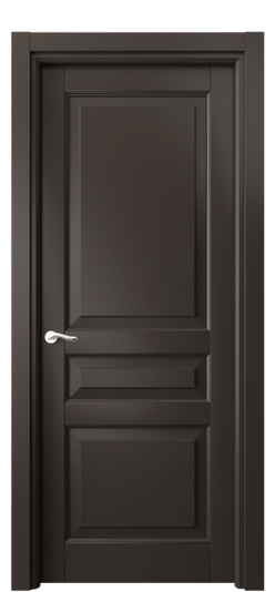 Дверь межкомнатная 0711 МАН . Цвет Матовый антрацит. Материал Гладкая эмаль. Коллекция Лигнум. Картинка.