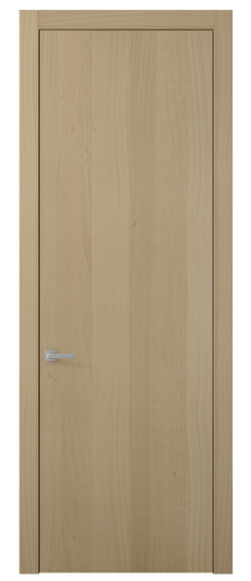 Дверь межкомнатная 0010 ЭВБМ. Цвет Эвкалипт бежевый матовый. Материал Шпон эвкалипта НатурВуд. Коллекция Планум. Картинка.