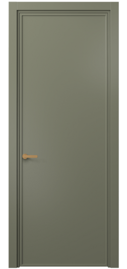 Дверь межкомнатная 8601 МОТ . Цвет Матовый оливковый тёмный. Материал Гладкая эмаль. Коллекция Frame. Картинка.
