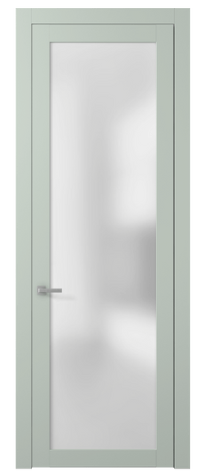 Дверь межкомнатная 2102 - planum NCS S 1005-B80G. Цвет NCS NCS S 1005-B80G. Материал Гладкая эмаль. Коллекция Planum. Картинка.