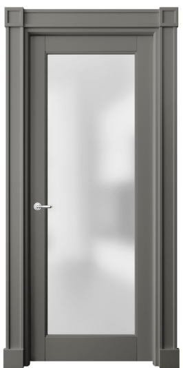 Дверь межкомнатная 6300 БКЛС САТ. Цвет Бук классический серый. Материал Массив бука эмаль. Коллекция Toscana Plano. Картинка.