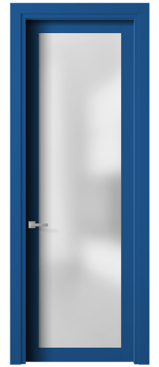 Дверь межкомнатная 2102 - planum NCS S 3050-R80B. Цвет NCS NCS S 3050-R80B. Материал Гладкая эмаль. Коллекция Planum. Картинка.