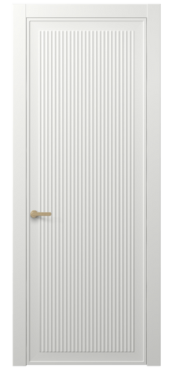 Дверь межкомнатная АКП 8642 МССР. Цвет Матовый светло-серый. Материал Гладкая эмаль. Коллекция Alba. Картинка.