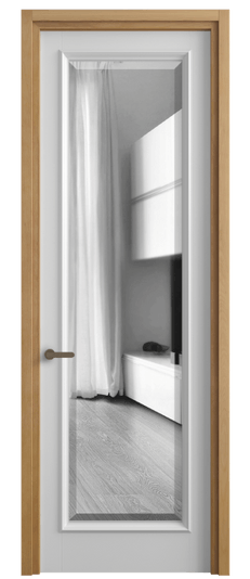 Дверь межкомнатная 6702 ББЛ ЗЕР ФАЦ. Цвет Бук белоснежный. Материал Массив бука эмаль. Коллекция Charm. Картинка.