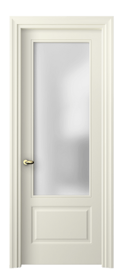Дверь межкомнатная 8542 ММБ САТ. Цвет Матовый молочно-белый. Материал Гладкая эмаль. Коллекция Esse. Картинка.