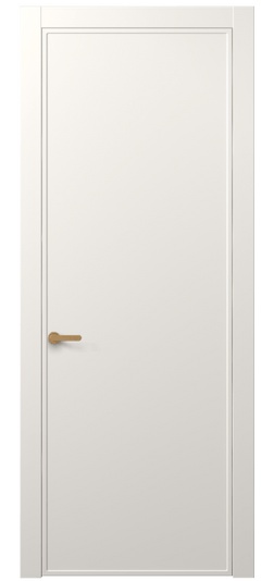 Дверь межкомнатная АКП 8601 МПБЛ. Цвет Матовый пудровый белый. Материал Гладкая эмаль. Коллекция Frame. Картинка.