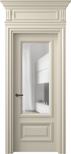 Дверь межкомнатная 7306 ББСР MORU. Цвет Бук бежево-серый. Материал Массив бука эмаль. Коллекция Antique. Картинка.