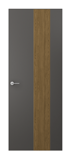 Дверь межкомнатная АКП 4225 ПЭГФ. Цвет ПЭТ графитовый. Материал ПЭТ. Коллекция Freedom. Картинка.