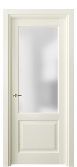 Дверь межкомнатная 0740 ММБ САТ. Цвет Матовый молочно-белый. Материал Гладкая эмаль. Коллекция Лигнум. Картинка.
