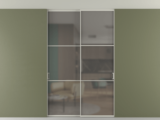 Алюминевая перегородка vn2_03 Алюминий тёплый серый Серый сатин матовое. Цвет Алюминий тёплый серый. Материал Алюминий в эмали. Коллекция Перегородка Formato внутри проёма скрытое крепление в потолок 2 створки. Фото. Алюминевая перегородка vn2_03 Алюминий тёплый серый Серый сатин матовое. Цвет Алюминий тёплый серый. Материал Алюминий в эмали. Коллекция Перегородка Formato внутри проёма скрытое крепление в потолок 2 створки. Картинка.