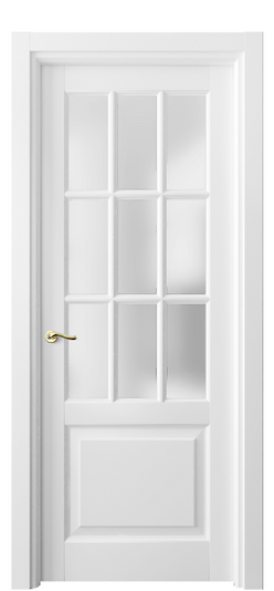 Дверь межкомнатная 0748 ББЛ САТ. Цвет Бук белоснежный. Материал Массив бука эмаль. Коллекция Lignum. Картинка.