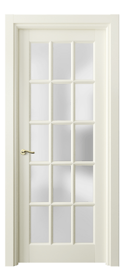 Дверь межкомнатная 0708 ММБ САТ. Цвет Матовый молочно-белый. Материал Гладкая эмаль. Коллекция Лигнум. Картинка.