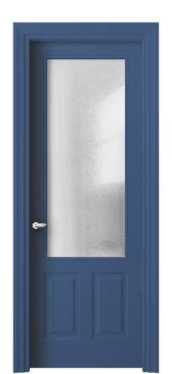 Дверь межкомнатная 8522 Отдалённо-синий RAL 5023 ЛЕД. Цвет RAL Отдалённо-синий RAL 5023. Материал Гладкая эмаль. Коллекция Esse. Картинка.