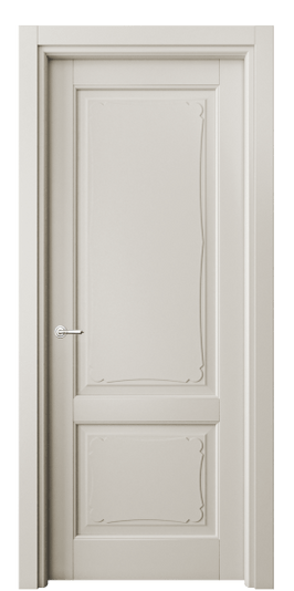 Дверь межкомнатная 6323 МОС . Цвет Матовый облачно-серый. Материал Гладкая эмаль. Коллекция Тоскана Элегантэ. Картинка.