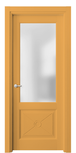 Дверь межкомнатная 6362 Пастельно-жёлтый RAL 1034. Цвет RAL Пастельно-жёлтый RAL 1034. Материал Массив бука эмаль. Коллекция Toscana Litera. Картинка.