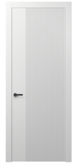 Дверь межкомнатная 8623 МБЛ . Цвет Матовый белоснежный. Материал Гладкая эмаль. Коллекция Dune. Картинка.