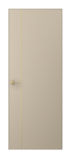 Дверь межкомнатная АКП 4201 ПЭСК. Цвет ПЭТ серо-коричневый . Материал ПЭТ. Коллекция Freedom. Картинка.