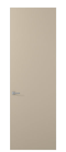 Дверь межкомнатная 0010 ПЭСБ. Цвет ПЭТ светло-бежевый. Материал ПЭТ. Коллекция Planum. Картинка.