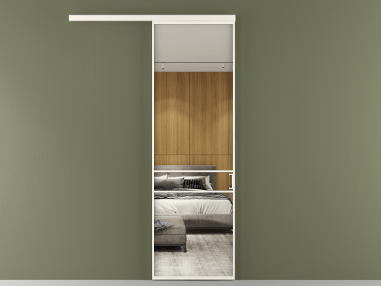 Алюминевая перегородка vd1_02_ Алюминий пудровый белый Двустороннее зеркало. Цвет Алюминий пудровый белый. Материал Алюминий в эмали. Коллекция Перегородка Formato вдоль стены 1 створка. Фото. Алюминевая перегородка vd1_02_ Алюминий пудровый белый Двустороннее зеркало. Цвет Алюминий пудровый белый. Материал Алюминий в эмали. Коллекция Перегородка Formato вдоль стены 1 створка. Картинка.