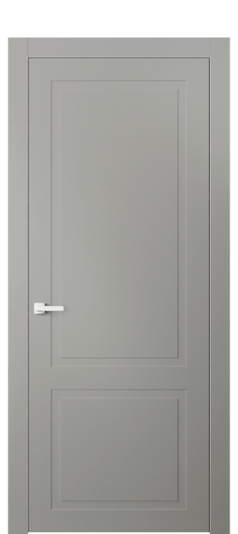 Дверь межкомнатная АКП 8002 МНСР Матовый нейтральный серый. Цвет Матовый нейтральный серый. Материал Гладкая эмаль. Коллекция Neo Classic. Картинка.