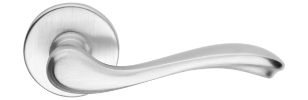 Ручки для дверей Ручка дверная Бьюти. Цвет Матовый хром. Коллекция Бьюти. Картинка.