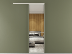 Перегородка Formato вдоль стены 1 створка