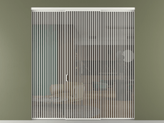 Перегородка Формато внутри проёма 3 створки