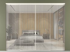 Перегородка Формато внутри проёма 4 створки