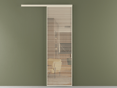 Перегородка Formato вдоль стены одностворчатая