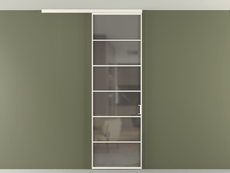 Перегородка Формато вдоль стены на потолок 1 створка