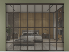 Перегородка Формато внутри проёма 4 створки