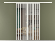 Перегородка Формато вдоль стены 2 створки