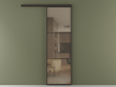 Перегородка Формато вдоль стены 1 створка