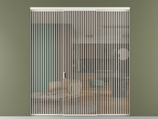 Перегородка Формато внутри проёма 3 створки