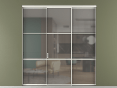 Перегородка Формато внутри проёма 3 створки