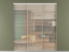 Перегородка Формато внутри проёма 3 створки