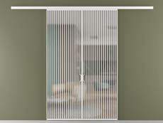 Перегородка Формато вдоль стены 2 створки