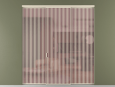 Перегородка Formato внутри проёма трёхстворчатая