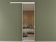 Перегородка Formato вдоль стены 1 створка