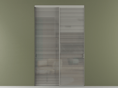 Перегородка Formato внутри проёма двустворчатая