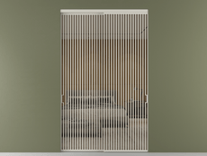 Перегородка Формато внутри проёма 2 створки