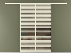 Перегородка Формато вдоль стены 2 створки