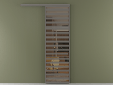 Перегородка Формато вдоль стены 1 створка