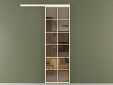 Перегородка Formato вдоль стены 1 створка