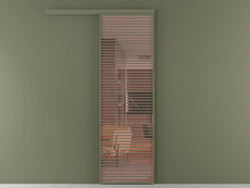 Перегородка Формато вдоль стены 1 створка