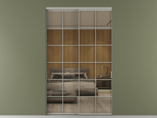 Перегородка Формато внутри проёма 2 створки