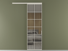 Перегородка Формато вдоль стены 1 створка